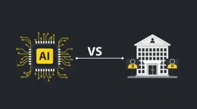 AI marketing vs bureau: AI-chip versus traditioneel bureau