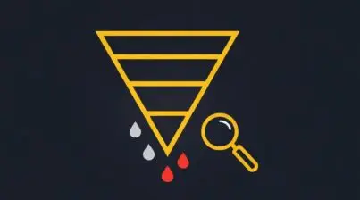 Marketing audit voor MKB: funnel met budget-lekken die een audit blootlegt