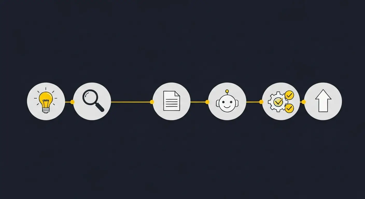AI content workflow: praktisch 7-stappenplan voor MKB 2026 1 ai content workflow in 7 stappen van idee tot publicatie