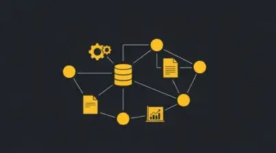 tech stack marketing consultant gekoppelde tools in een flat-vector overzicht